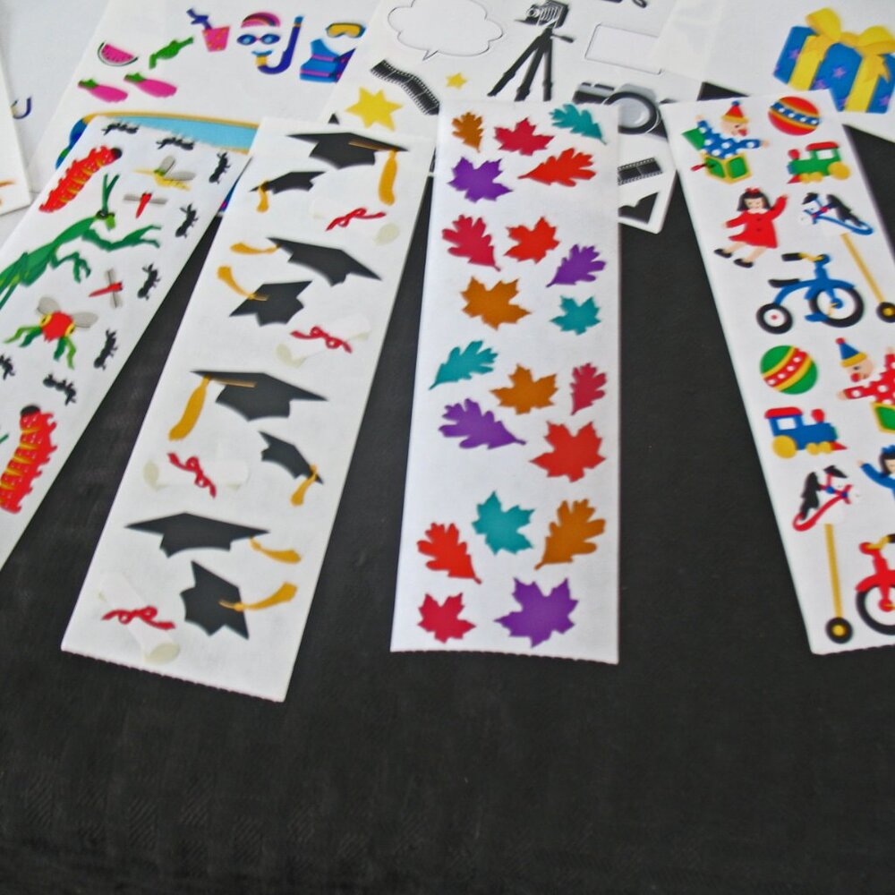 Mrs. Grossman Lot Stickers,  Various  new, some missing stickers, strips, block